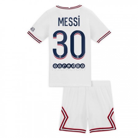 Paris Saint Germain Lionel Messi 30 Kind Vierde Tenue 2021-22